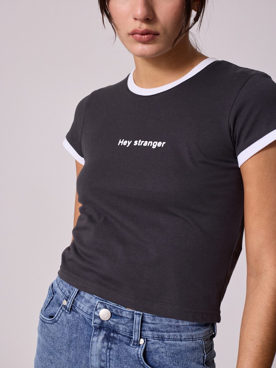 T-SHIRT CATINA DIXIE Gris Oscuro