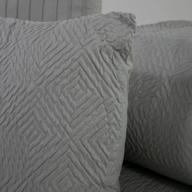 JGO EDREDON AVELLA GRIS KING 264X229CM 5PZAS Unica