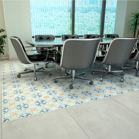 SEMI GRES PARA PISO DE 75X75 RECTIFICADO ACETINADO DECORADO PATCHWORK FLORES LUME GAMAS DE BLANCO