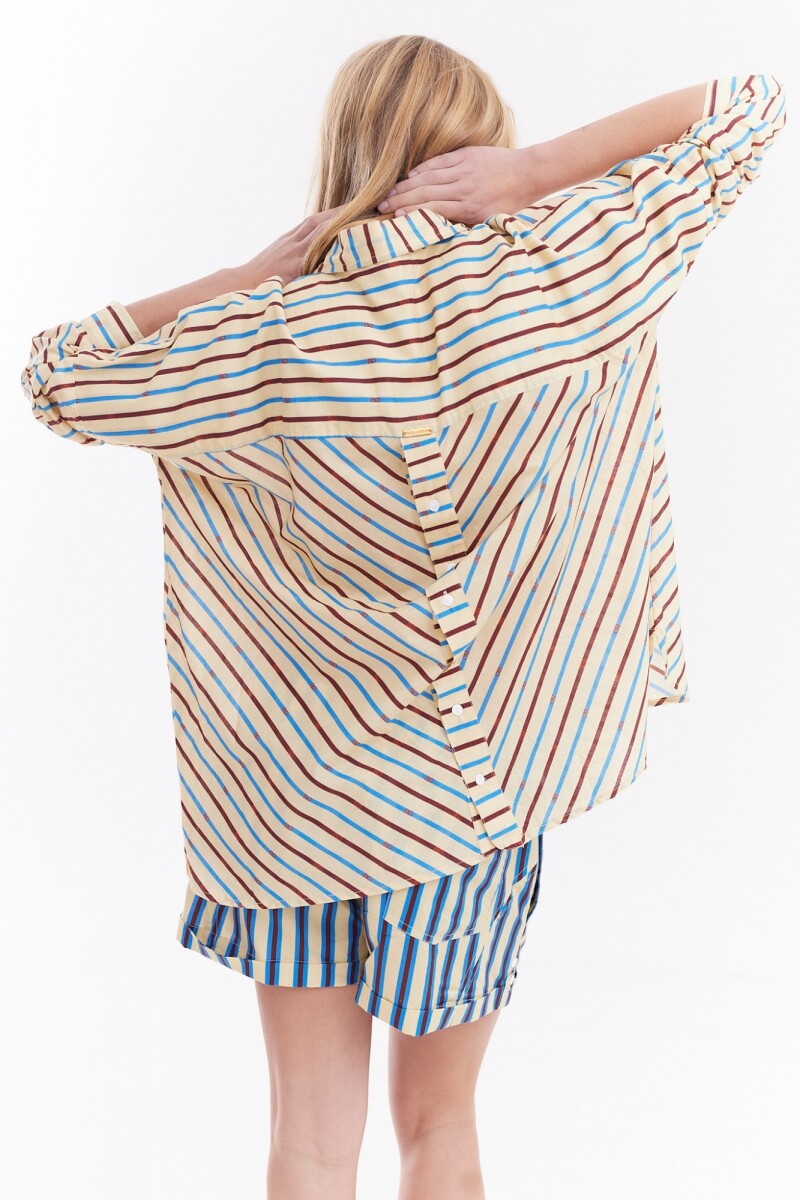 Blusa Homie - Amarillo Rayado 