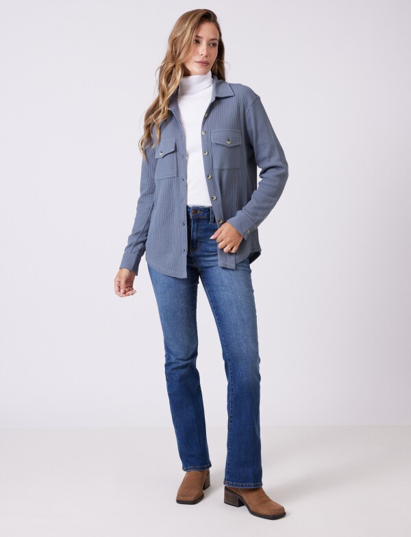 Sobrecamisa Texturada GRIS