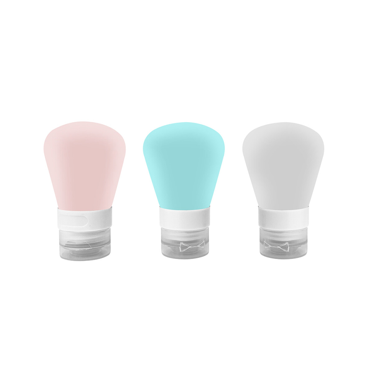 Kit frasco silicona 55ml 3pcs - diseño 1 