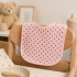 Set Baberos Para Bebé X3 Algodón Frases Surtidas Velcro Rosa