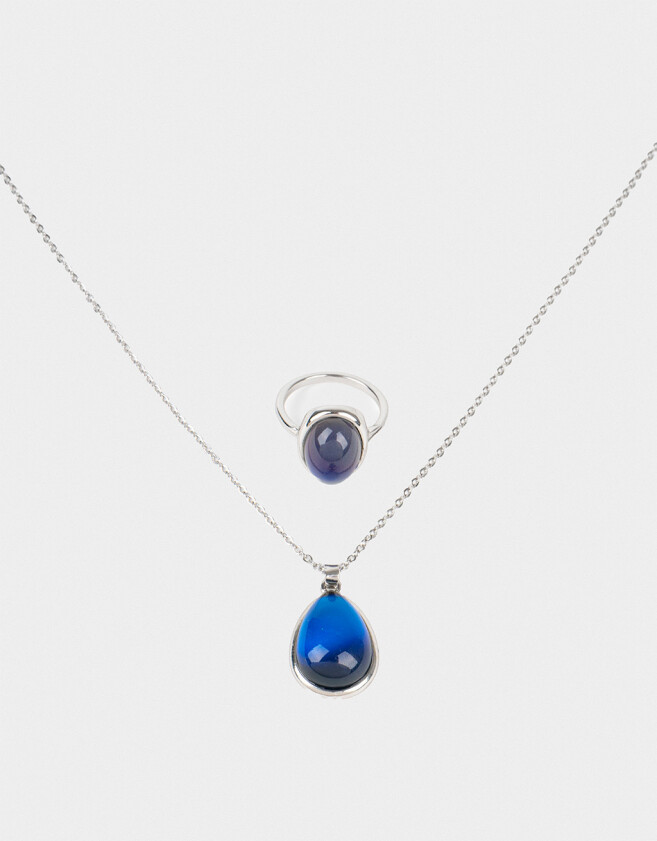 Bijouterie Set Mood Set De Bijouterie Moodstone - Plateado