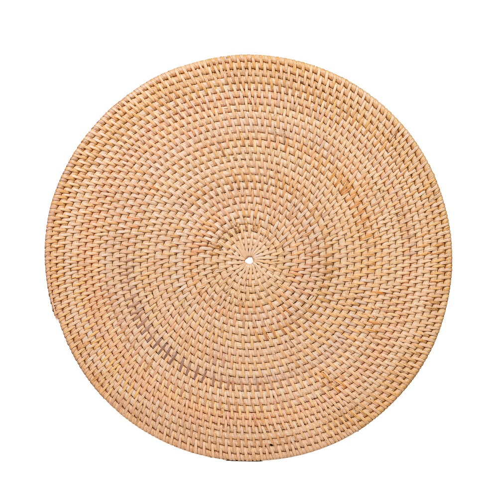 INDIVIDUAL RATTAN NATURAL-BEIGE CIRCULAR 38CM