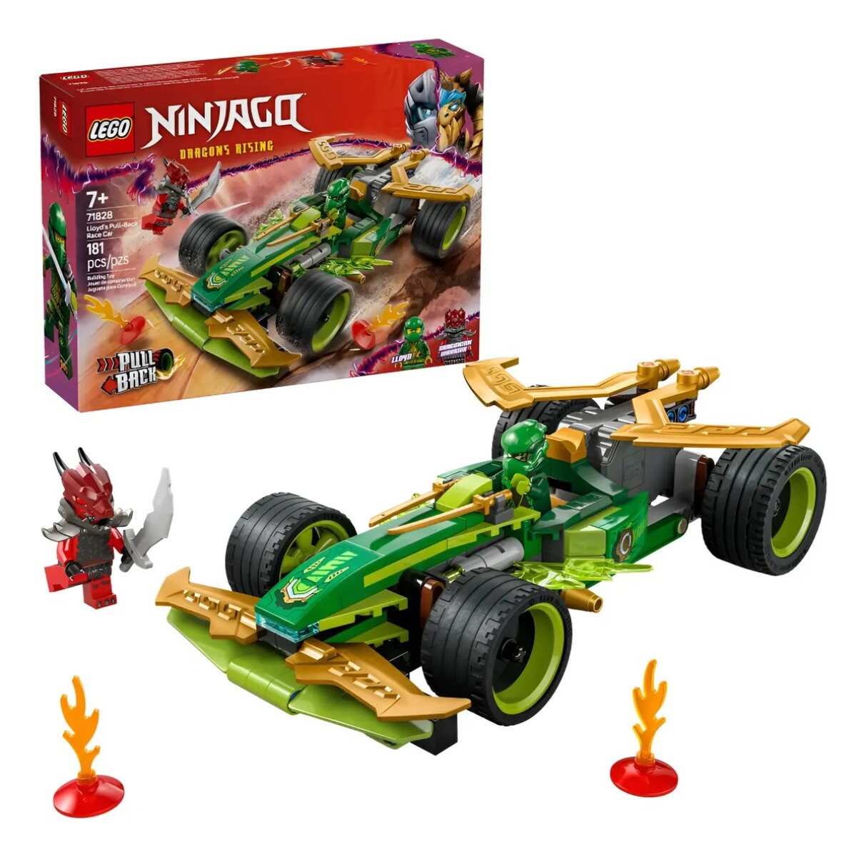Lego Ninjago Coche De Carreras Con Motor De Carga 