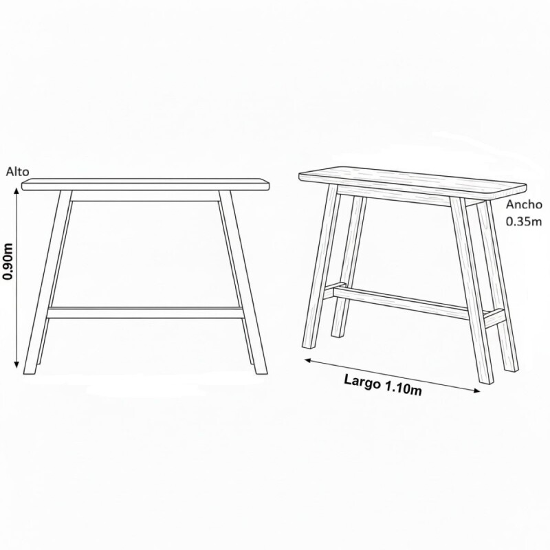 CONSOLA RÚSTICA EM (CD) Unica
