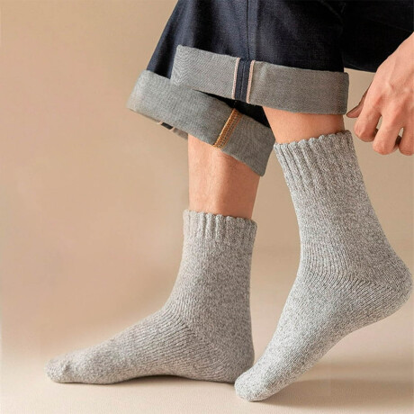 Set X10 Pares Medias Lana Gruesas Multicolor Unisex Set X10 Pares Medias Lana Gruesas Multicolor Unisex