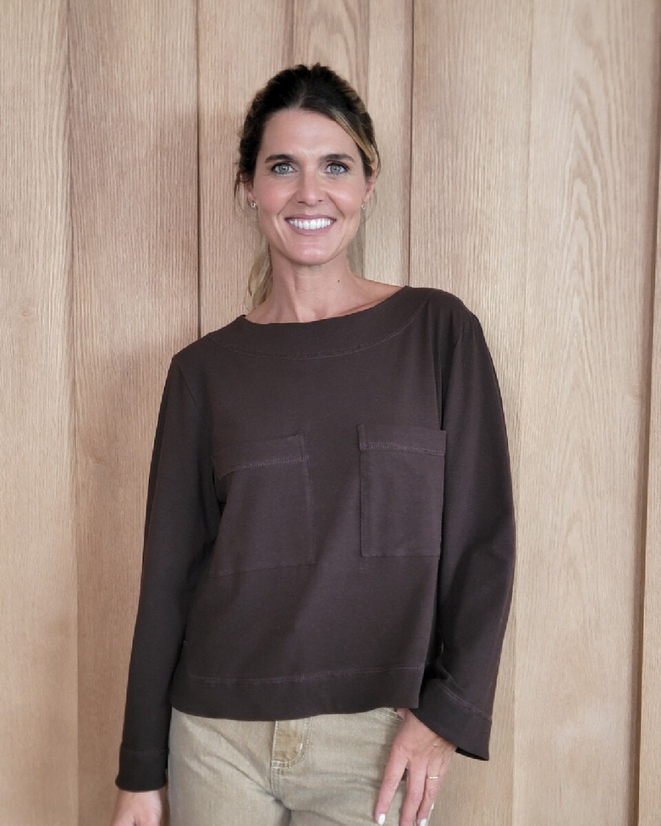 Remera Carola - Chocolate 