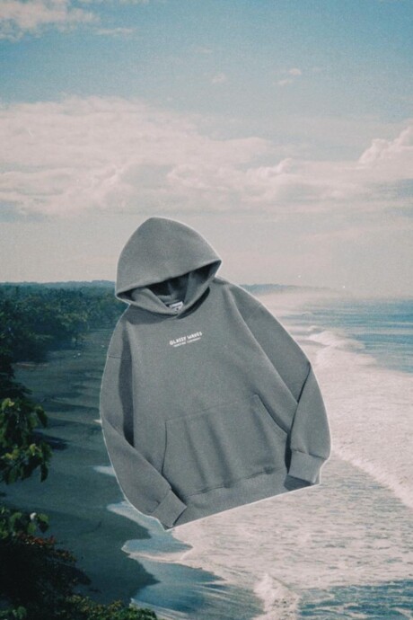 HOODIE SURFING CLUB / Gris U