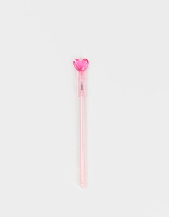 Lapices y Lapiceras Lapicera Con Dije De Corazón - Rosa Claro