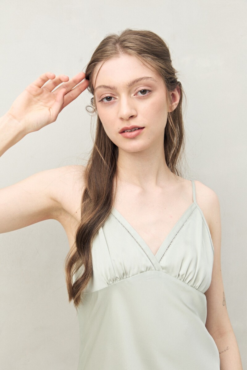 CAMISON MAGNOLIA Verde Grisáceo