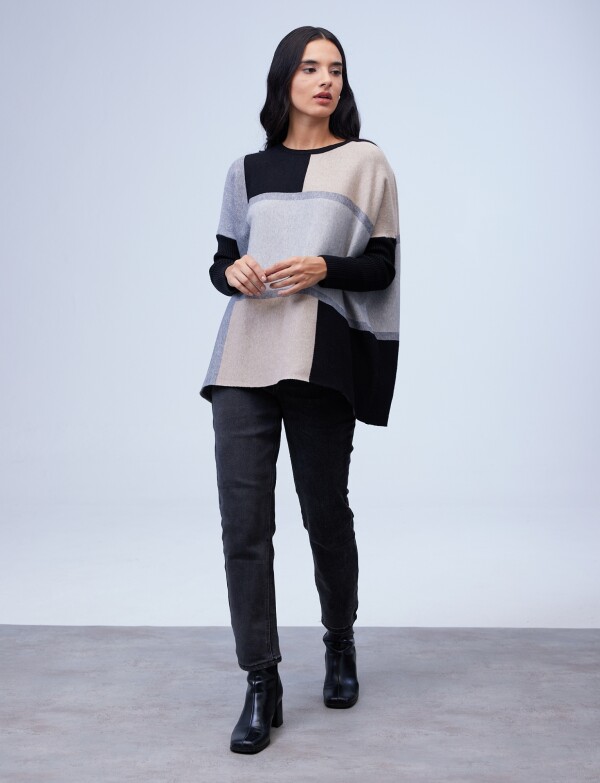 Buzo Colorblock GRIS/MULTI