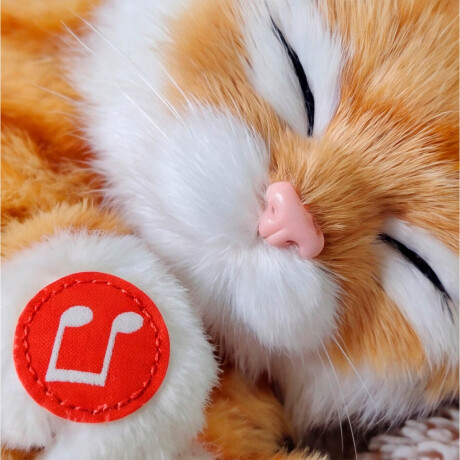 Peluche Respira Gato Perro C/Cama Mascota Sonido Gato