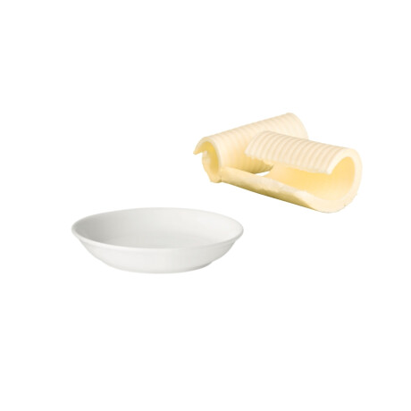 Dip Mantequillero Actualite 8,6x1.5 cm Blanco Porcelana Corona Dip Mantequillero Actualite 8,6x1.5 cm Blanco Porcelana Corona
