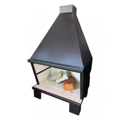 Estufa Metálica Frontal 80 x 50 cm Estufa Metálica Frontal 80 x 50 cm