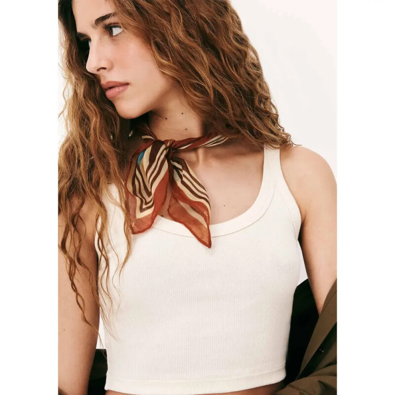 BLUSA SM FEM BEGE MESCLA