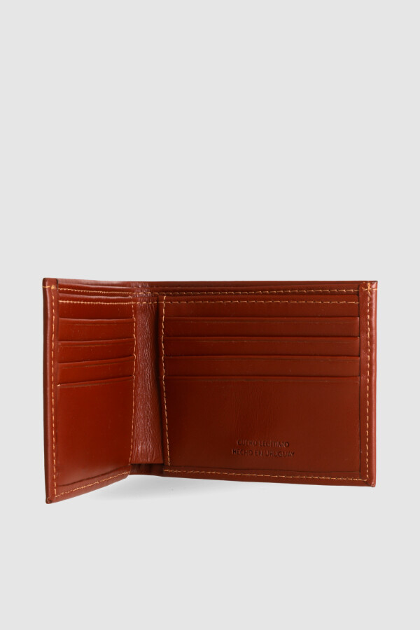 Billetera de cuero Boston Marrón