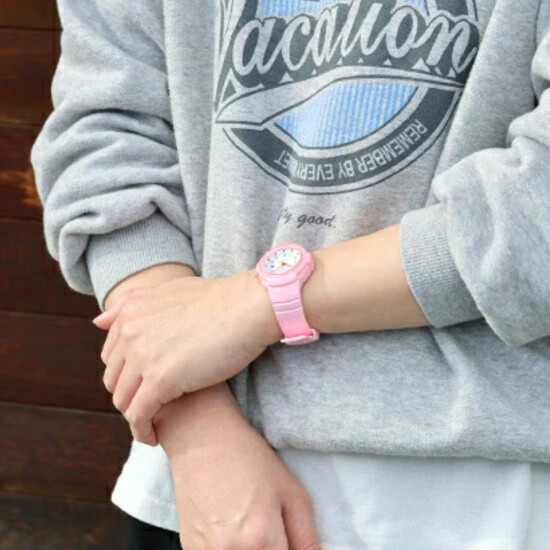 Reloj CASIO LX800H-4AVDF Resina Rosada Esfera 34mm 0