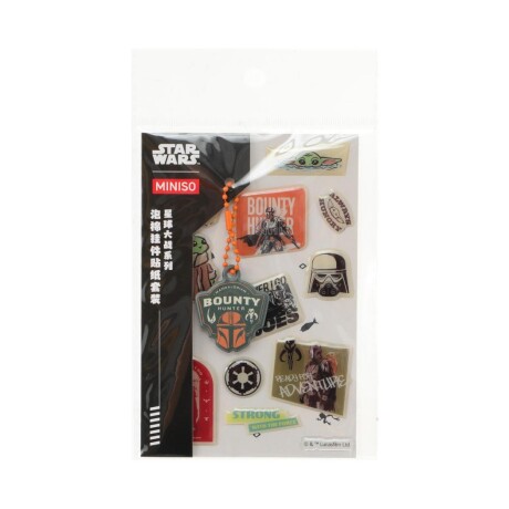 Stickers epoxy + colgante Star Wars diseño 2