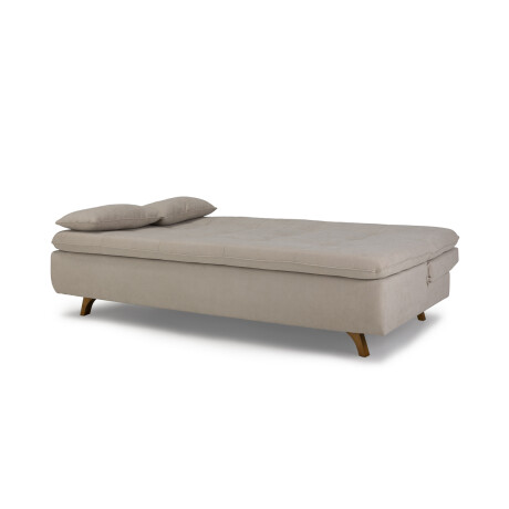 Sofá Cama Maira - Tela Microfibra 9901 (Soft Beige)