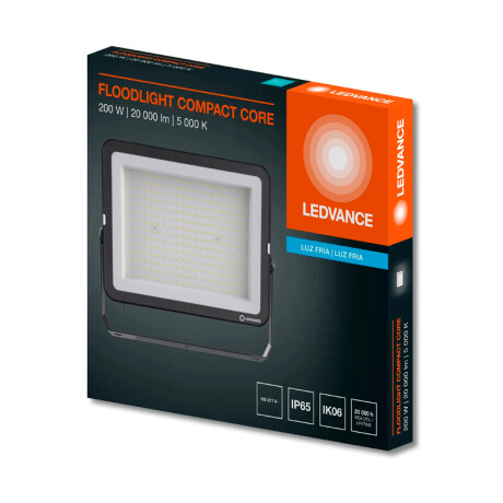 FOCO LED LEDVANCE OSRAM COMPACT IP65 200W Foco LED LEDVANCE OSRAM Compact IP65 200W Negro Luz Fría