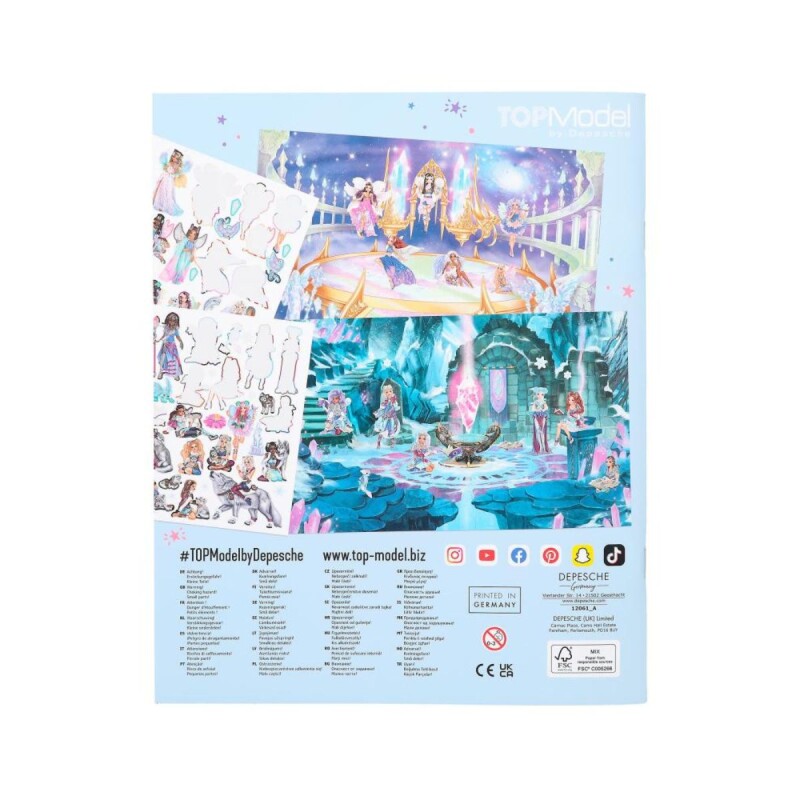 Libro de stickers Stickerworld Iceworld