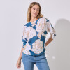 Blusa Tejida Print PETROLEO