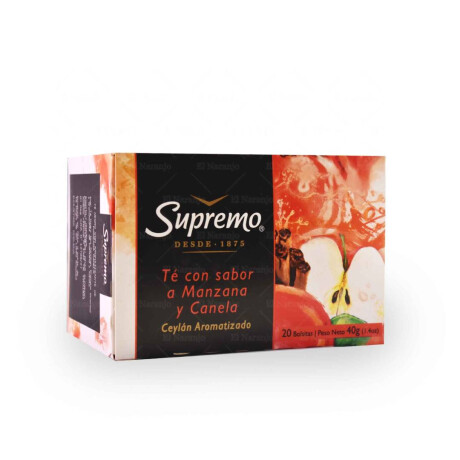 Té Supremo 20 sobres Manzana/ Canela