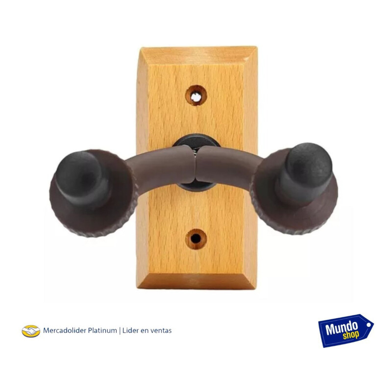 Pack X 2 Soporte Para Colgar Guitarra De Pared Marrón