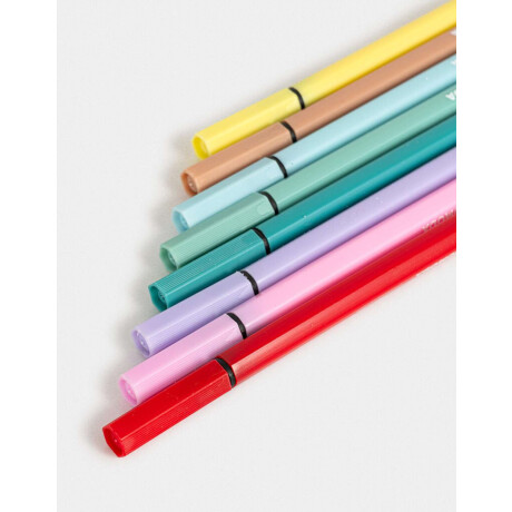 Set De Microfibras Combinacion Multicolor