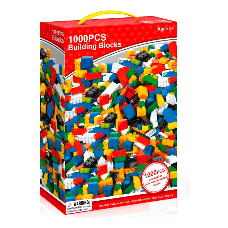 JUEGO DE ENCASTRE 1000 BLOQUES LADRILLO INFANTIL JUEGO DE ENCASTRE 1000 BLOQUES LADRILLO INFANTIL