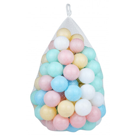 Pack 100 pelotas plasticas color pastel para pelotero Pack 100 pelotas plasticas color pastel para pelotero