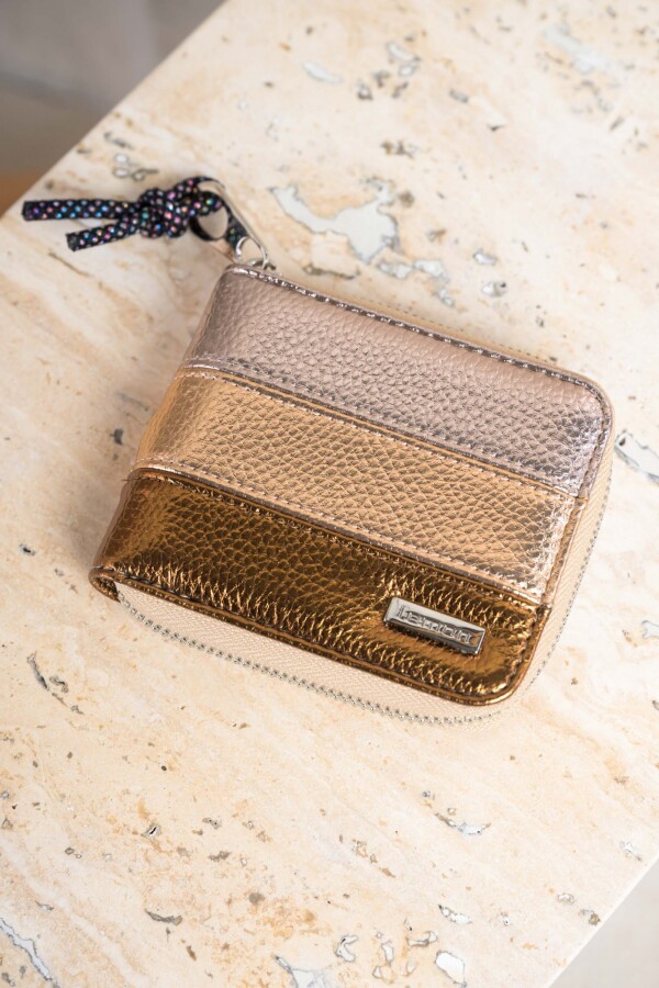 Billetera Mini Combinada Cobre