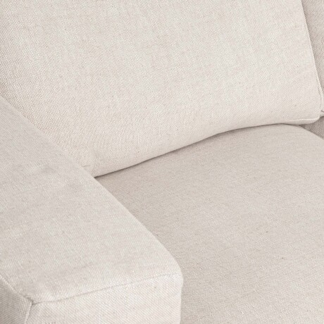 SOFÁ CON FUNDA DESMONTTABLE 2 CUERPOS TELA-Y-MADERA NATURAL-BEIGE CHARLIE NATURAL