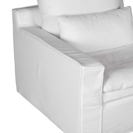 SOFÁ 1 CUERPO TELA BLANCO POSITANO