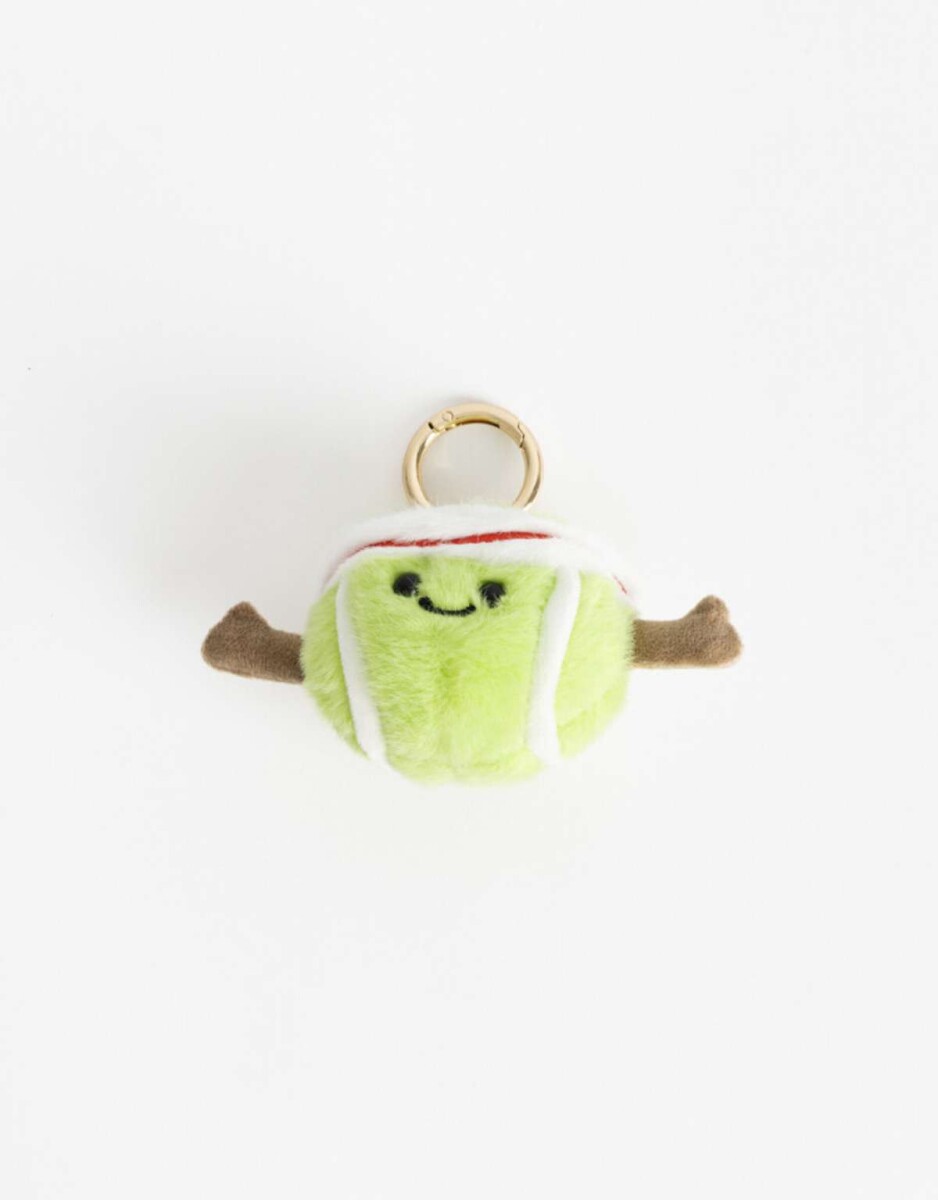 Llavero Pelota De Tenis - Combinacion Multicolor 