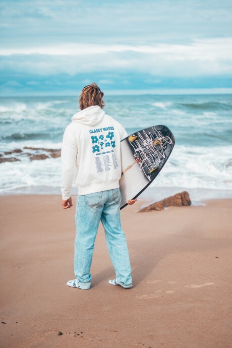 Hoodie Self Care / Azul U