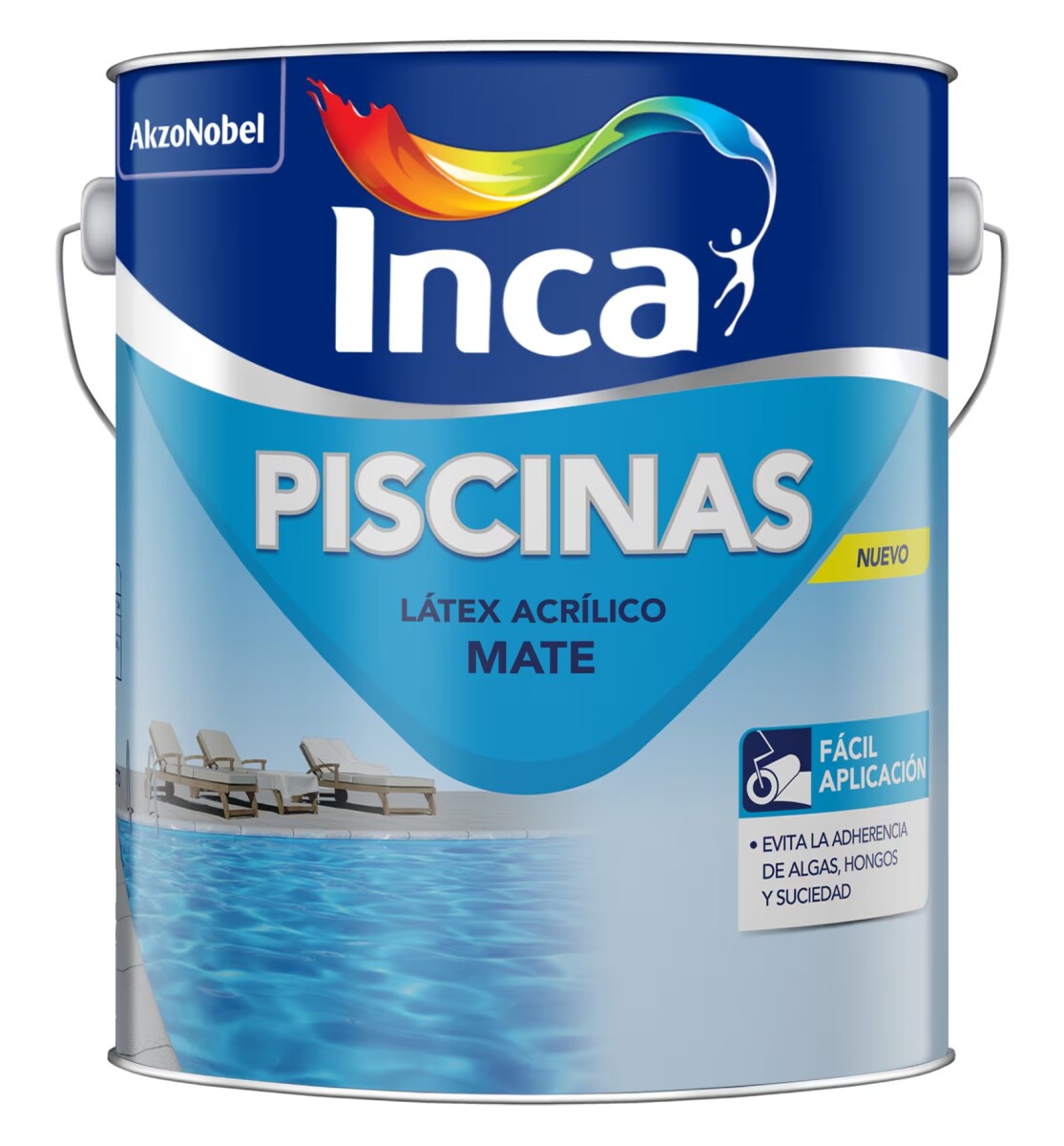PINTURA PARA PISCINAS ACRILICO AZUL 20L INCA ++ - N/a 