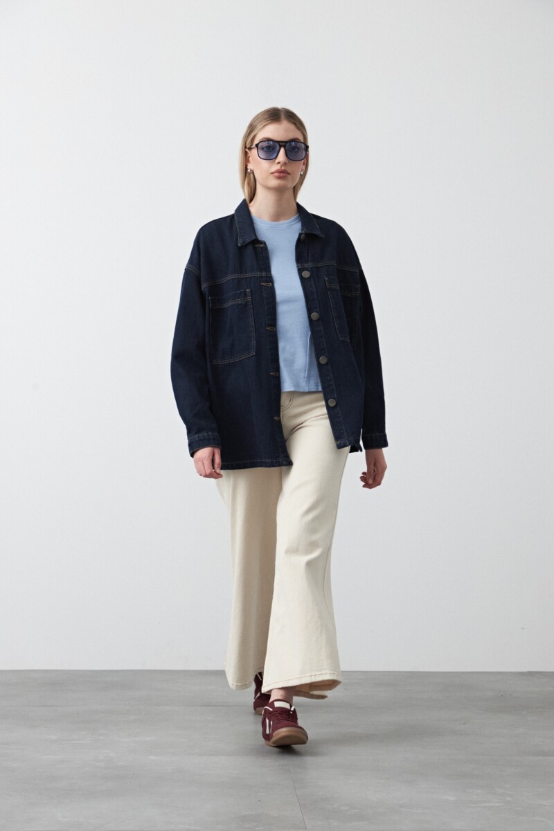 REMERA SHIITAKE Celeste