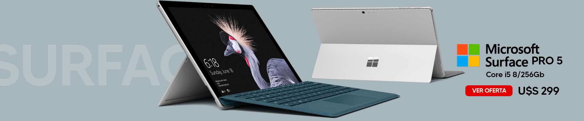 ¡Oferta Microsoft Surface Pro 5 en DIMM, al mejor precio!