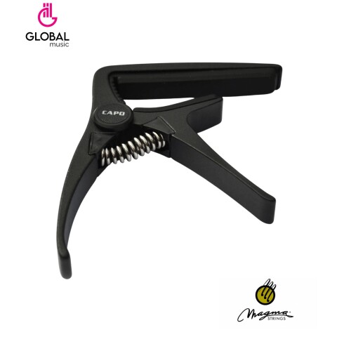 Capo Magma Para Guitarra Acustica Y Electrica Negro MC-04 Capo Magma Para Guitarra Acustica Y Electrica Negro MC-04