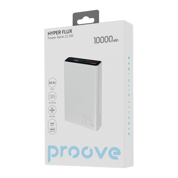 Power Bank Proove Hyper Flux 10000mah BLANCO