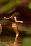 Leather Jeans Galácticos Dorado Fuerte