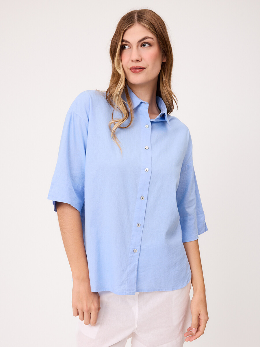CAMISA CEDENIA POLANCO - Celeste 