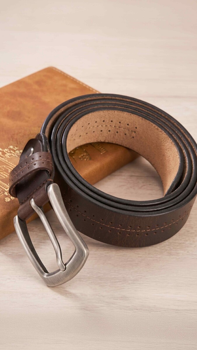 CINTO MARCO - CHOCOLATE 105 CM 