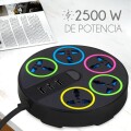 Alargue De Enchufes Con USB Trifasico Alargue De Enchufes Con USB Trifasico