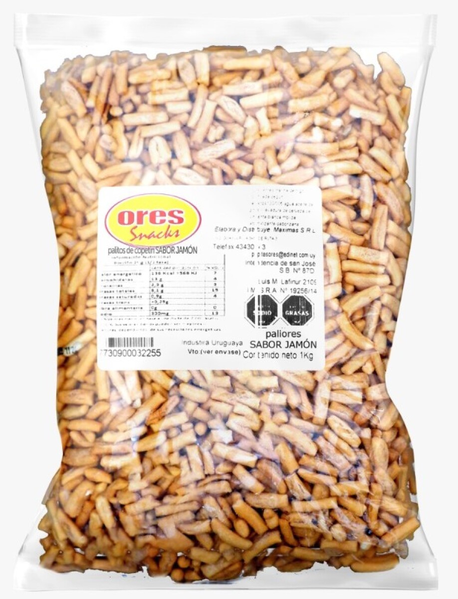 SNACK PALITOS ORES 500G JAMON 