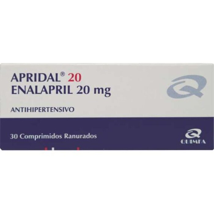APRIDAL 20 MG CJ X 30 COMP. RANURADOS CJ única