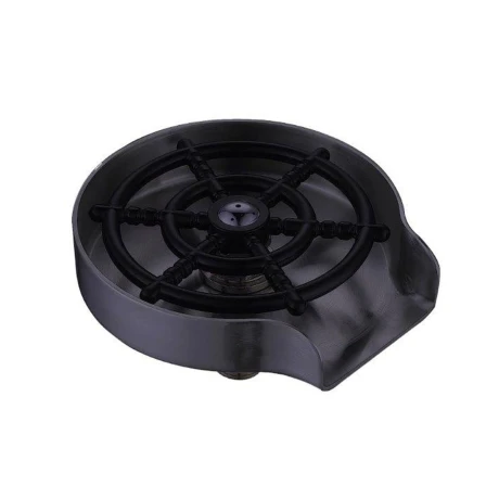 ENJUAGADOR DE VASO PARA PILETA DE COCINA EN NEGRO MATE 000